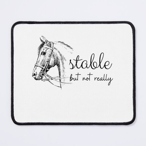 Item preview, Stable But Not Really Funny Horse Girl Barn Life designed and sold by faridman.