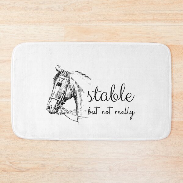 Item preview, Stable But Not Really Funny Horse Girl Barn Life designed and sold by faridman.