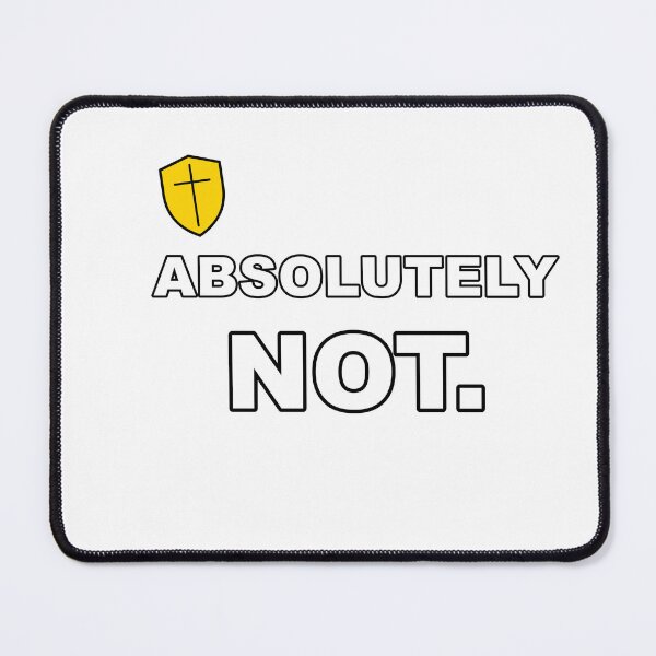 Item preview, Absolutely Not Funny Sarcastic Meme Sticker designed and sold by eyyow.
