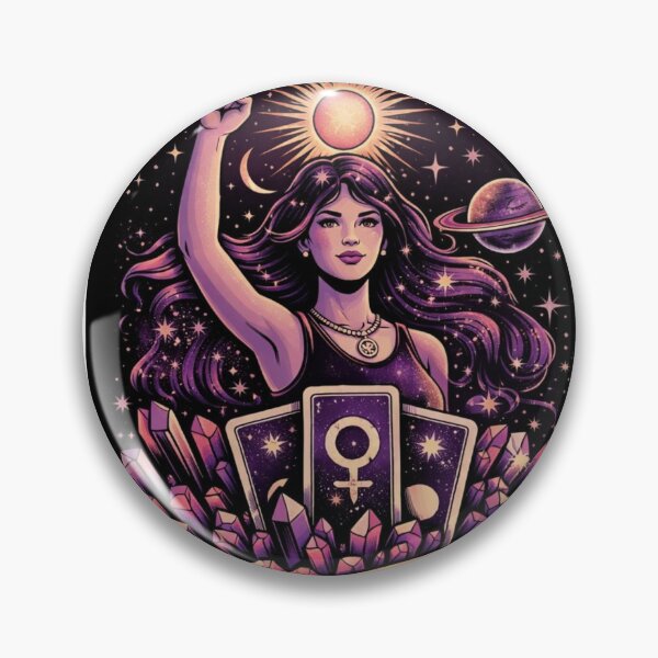 Item preview, Happy Women’s Day – Cosmic Feminine Power Design designed and sold by Aura.Creative.
