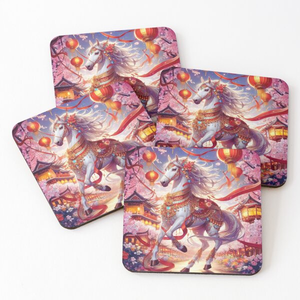 Item preview, Lunar New Year White Horse - Celestial Lantern Festival designed and sold by Nubesss.