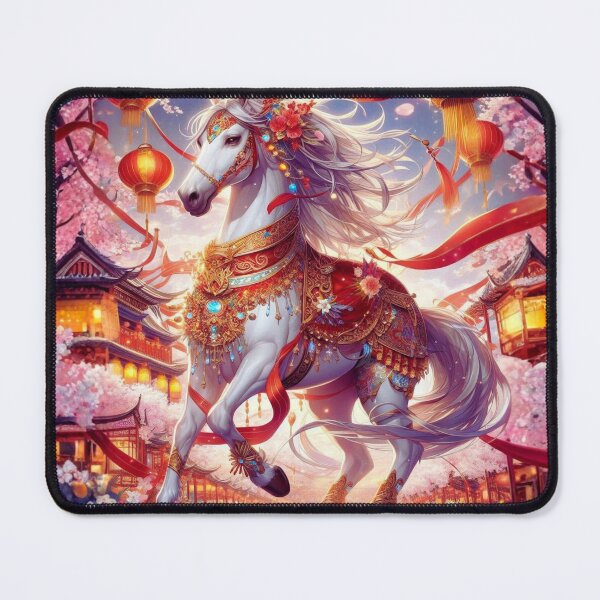 Item preview, Lunar New Year White Horse - Celestial Lantern Festival designed and sold by Nubesss.