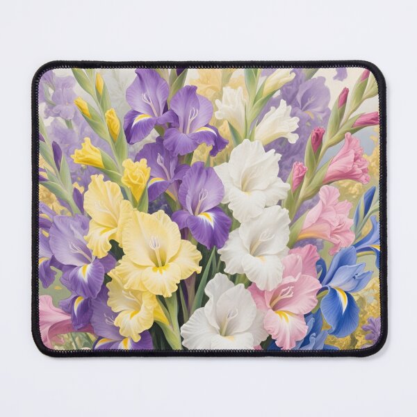 Item preview, Gladiolus Bouquet Watercolor | August Birth Flower Botanical Floral Art designed and sold by Debbie Schulte.