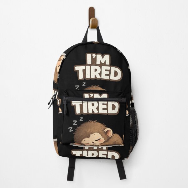 Item preview, Cute I'm Tired Sleeping Monkey Funny Meme designed and sold by PlynGraphics.