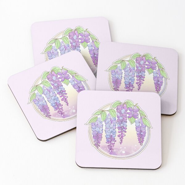 Item preview, Wisteria Flower Japanese Aesthetic Kawaii Anime Cottagecore Floral designed and sold by Maydaypanic.