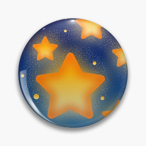Item preview, Cozy ​Shining Golden Stars in Blue Galaxy Night designed and sold by Stylized stikers.