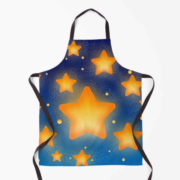 Item preview, Cozy ​Shining Golden Stars in Blue Galaxy Night designed and sold by Stylized stikers.
