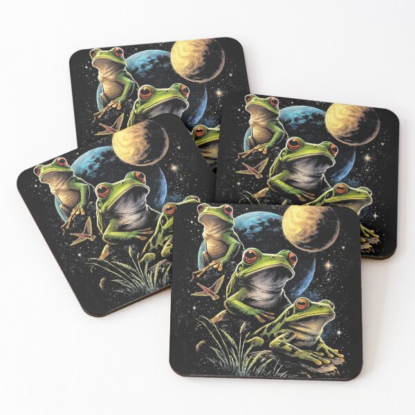 Item preview, vintage Space Frogs Retro Y2K Galaxy  designed and sold by will freed18.