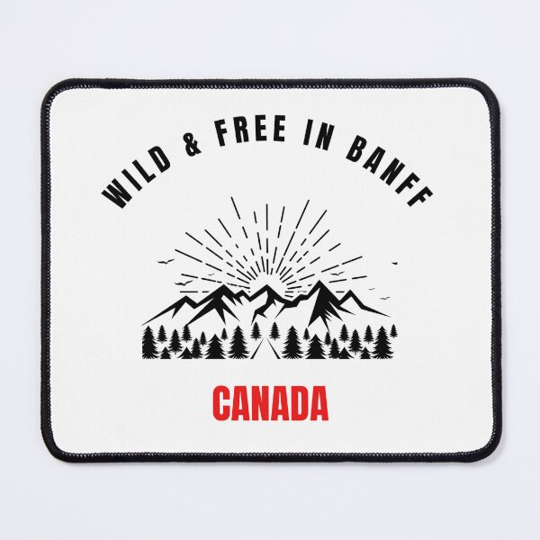 Item preview, Canadian Rockies Nature & Mountains - Banff Wildlife Design - Explore Banff - Retro Mountain Crest designed and sold by PowerKanjiFit.