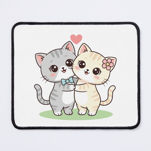 Item preview, Couple of Cats Hugging and Sharing True Love designed and sold by Dizartico.