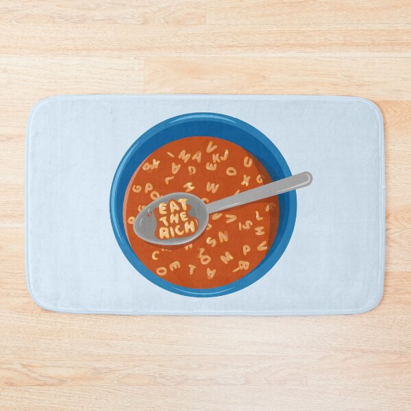 Item preview, Eat The Rich alphabet soup designed and sold by Rubyfruit Press.