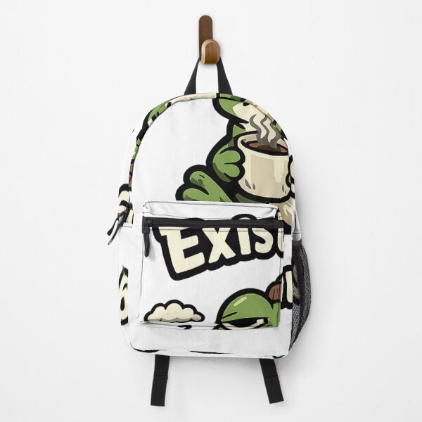 Item preview, Existentially Tired Frog With Coffee Humor designed and sold by EpicwaveDesigns.