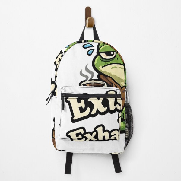 Item preview, Burnt Out Frog Coffee Mood Illustration designed and sold by EpicwaveDesigns.