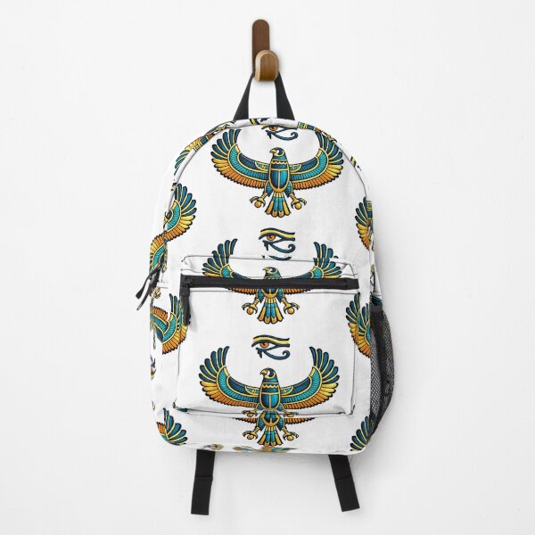 Item preview, Ancient Egypt Heritage: Falcon Ra, Ankh & Royal Cartouche Art designed and sold by GulfSignature.