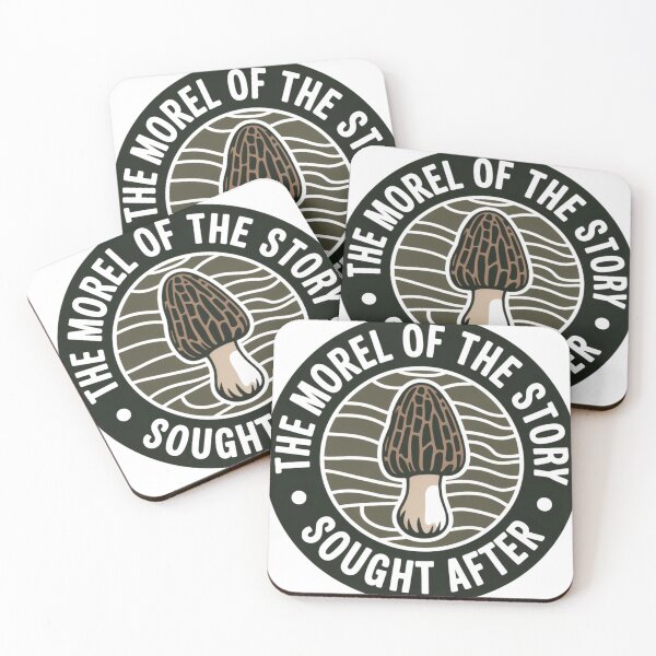 Item preview, The Morel of the Story | Vintage Mushroom Foraging Badge & Hunter Gift designed and sold by kinany00.