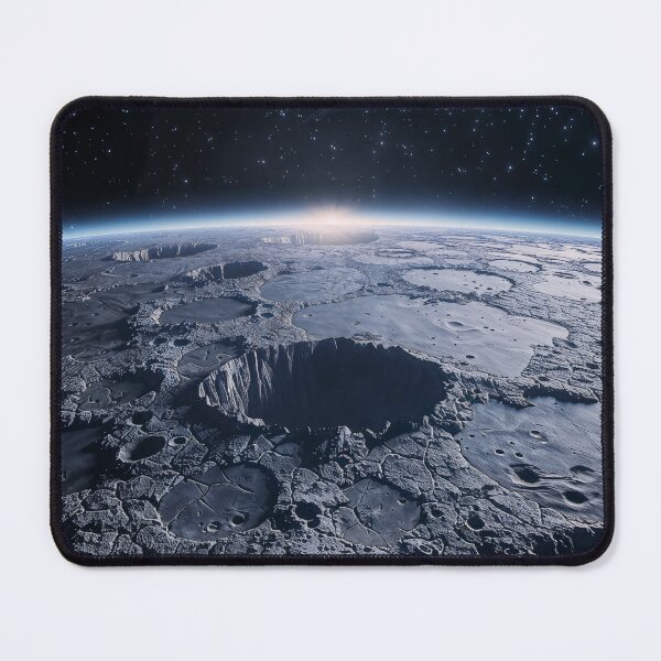 Item preview, Cratered Planet Surface Cosmic Art designed and sold by QuantumDrift.