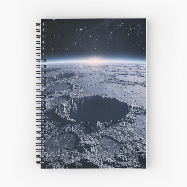 Item preview, Cratered Planet Surface Cosmic Art designed and sold by QuantumDrift.