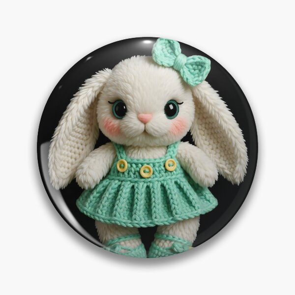 Item preview, Handmade Crochet Rabbit Toy Amigurumi Doll Cute Amigurumi Rabbit Baby Toy designed and sold by Jokerstyle.