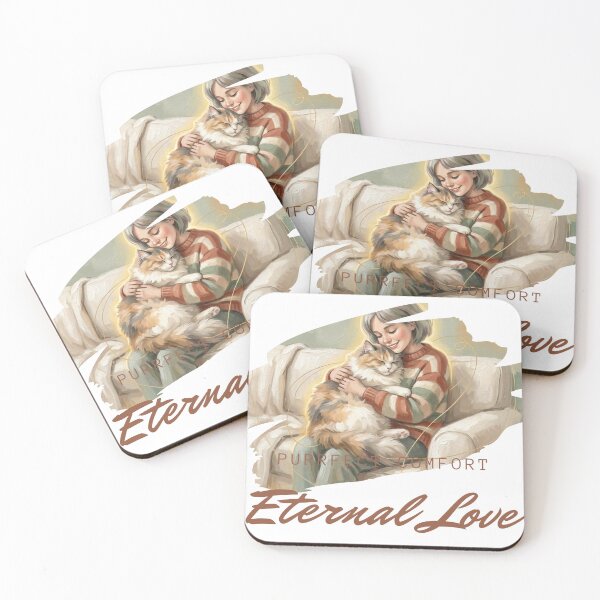 Item preview, Purrfect Comfort – Eternal Love Cat Aesthetic designed and sold by InfinitePawBond.