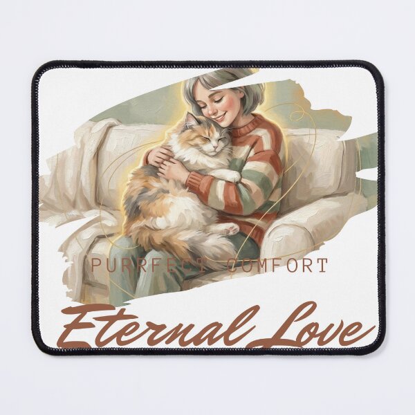 Item preview, Purrfect Comfort – Eternal Love Cat Aesthetic designed and sold by InfinitePawBond.
