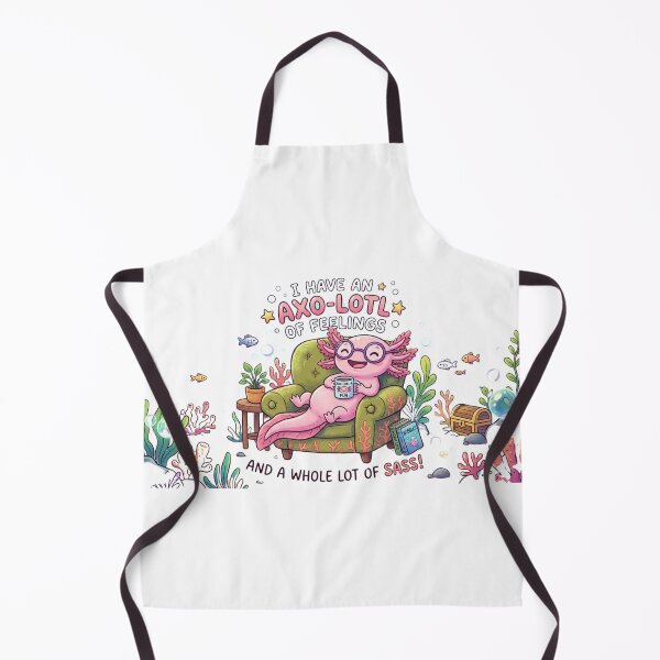 Item preview, Sassy Axolotl - Axo-lotl of Feelings & Sass Pun designed and sold by Wear Sculpt.