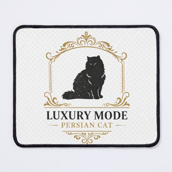 Item preview, Luxury Mode Persian Cat – Elegant Vintage Cat Lover T-Shirt Design designed and sold by edman765.