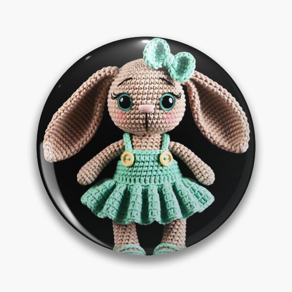 Item preview, Handmade Crochet Rabbit Toy Amigurumi Doll Cute Amigurumi Rabbit Baby Toy designed and sold by Jokerstyle.