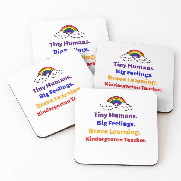 Item preview, Tiny Human Big Feelings Brave Learning Kindergarten Teacher  designed and sold by DesignbyAACreations .