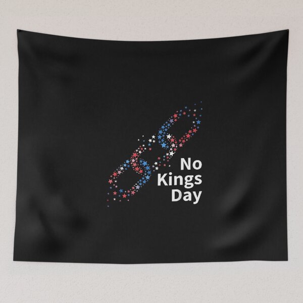 Item preview, No Kings Day American Chain Together Red White Blue designed and sold by irifine.