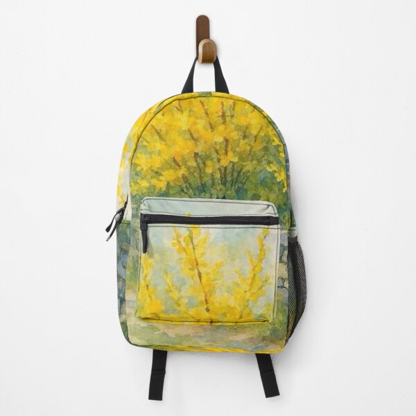 Item preview, Forsythia by the wall designed and sold by TinCatOutPost.