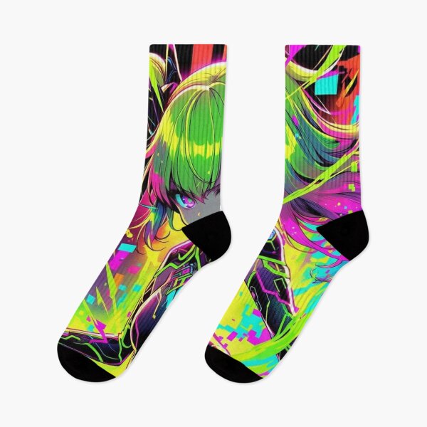 Item preview, Cyber Drive: Neon Smile & Rainbow Glitch designed and sold by RadaQueen.