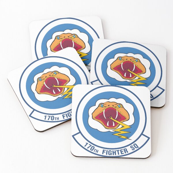 Item preview, Official Insignia of the 170th Fighter Squadron "Red Snakes" designed and sold by CharlieDesings.