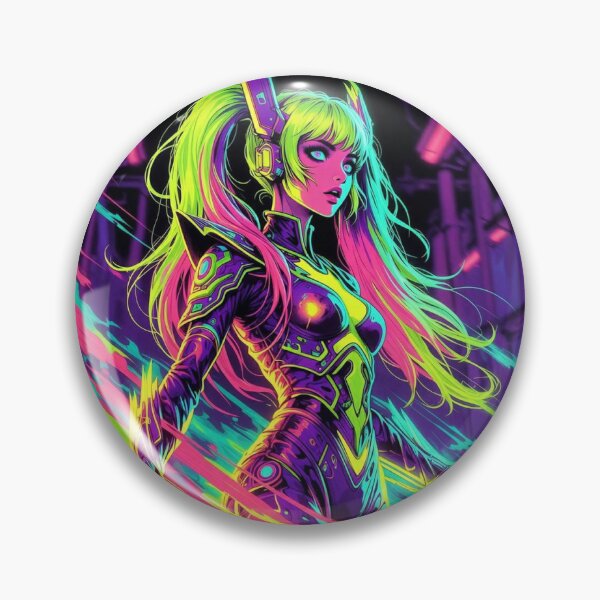 Item preview, Cyber Sonar: Neon Techno Maiden designed and sold by RadaQueen.