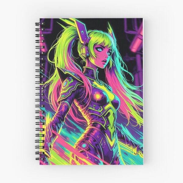Item preview, Cyber Sonar: Neon Techno Maiden designed and sold by RadaQueen.
