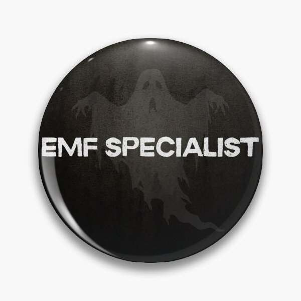 Item preview, Ghost Hunting EMF Specialist Team Role/Position Identification Button designed and sold by GhostlyWorld.