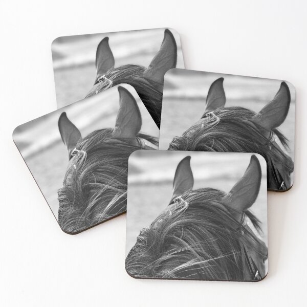 Item preview, Black and White Horse Profile designed and sold by jssannart.