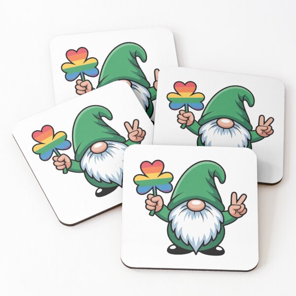 Item preview, Cute Lucky Gnome Tie Dye Clover Celebration designed and sold by QuiteOrbit.