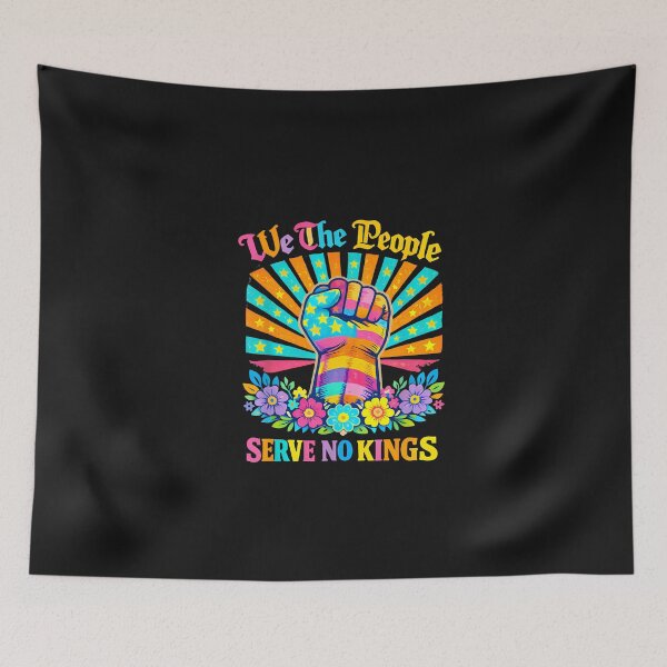 Item preview, We The People Serve No Kings Stars Stripes America Patriotic  designed and sold by irifine.