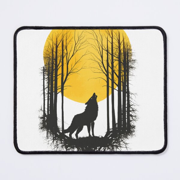 Item preview, Howl Beneath the Golden Moon designed and sold by atlasouchen.