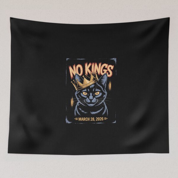 Item preview, No Kings Cat Mom Dad Protest March 28 2026 Resist Kitty Cats designed and sold by irifine.