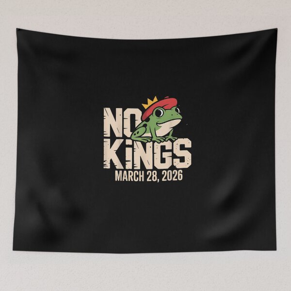 Item preview, No Kings Frog Protest March 28 2026 Resist Progressive Gen Z designed and sold by irifine.