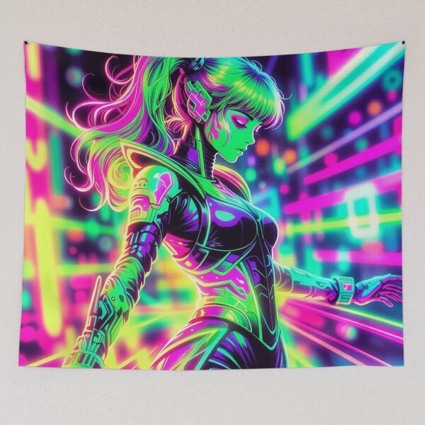 Item preview, Cyber Energy: Neon Profile designed and sold by RadaQueen.
