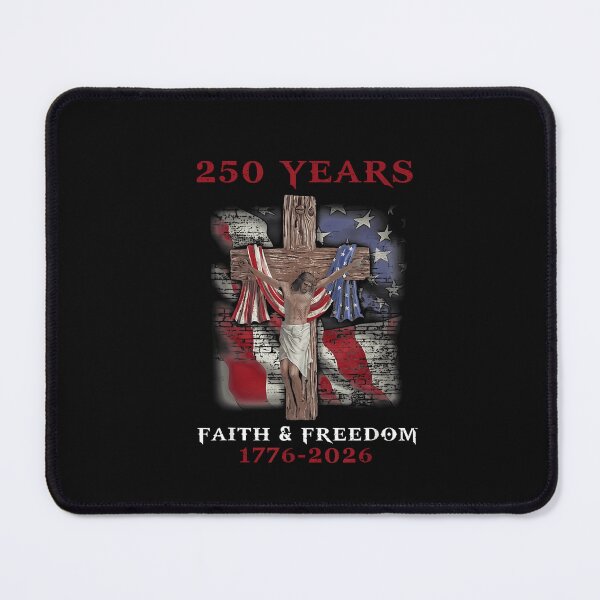 Item preview, Flag Cross Tree 250 Years Faith And Freedom 1776-2026 designed and sold by irifine.