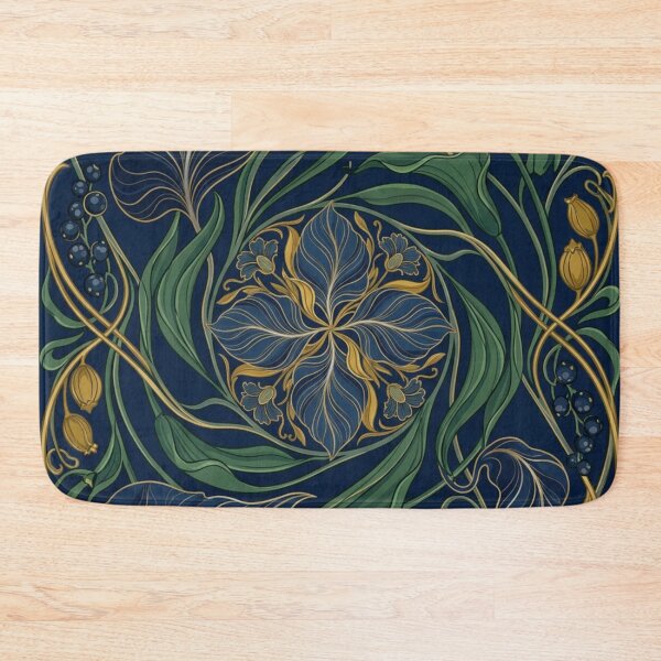 Item preview, Branches, Leaves, and Calla Lilies in Spiral Movement designed and sold by Ciervo Primavera.