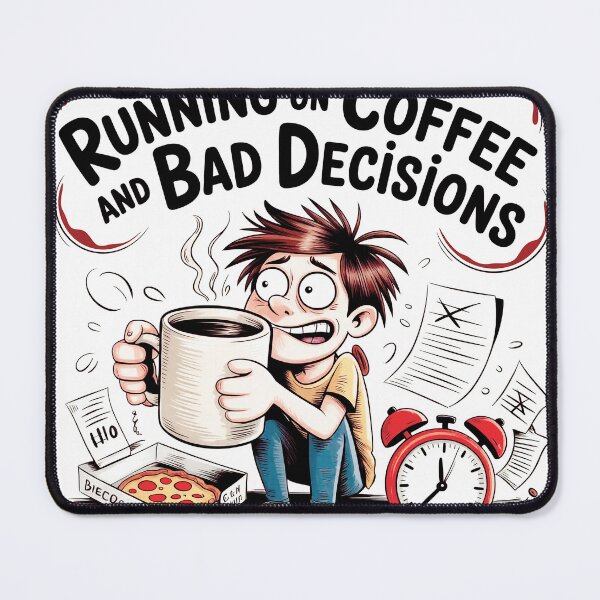 Item preview, Running on coffe and bad decisions designed and sold by lssquare.
