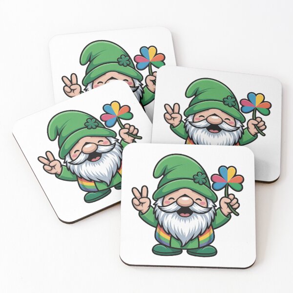 Item preview, Shamrock Tie Dye Gnome St Patrick's Day designed and sold by QuiteOrbit.