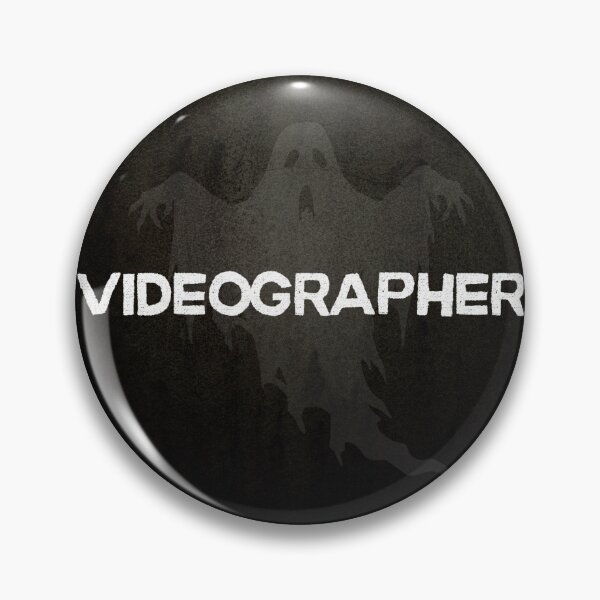 Item preview, Ghost Hunting Videographer Team Role/Position Identification Button designed and sold by GhostlyWorld.
