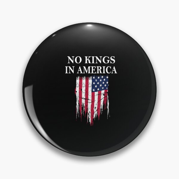 Item preview, No Kings In America America Flag Vintage No Kings designed and sold by irifine.