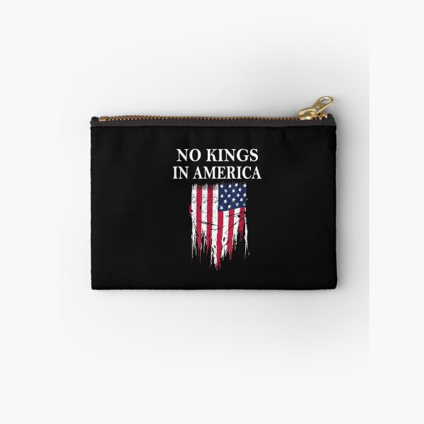 Item preview, No Kings In America America Flag Vintage No Kings designed and sold by irifine.