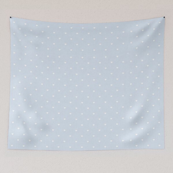Item preview, Baby Blue Polka Dot Pattern – Cute Pastel Dorm Bedding & Soft Aesthetic Room Decor designed and sold by Bindie & Co. .